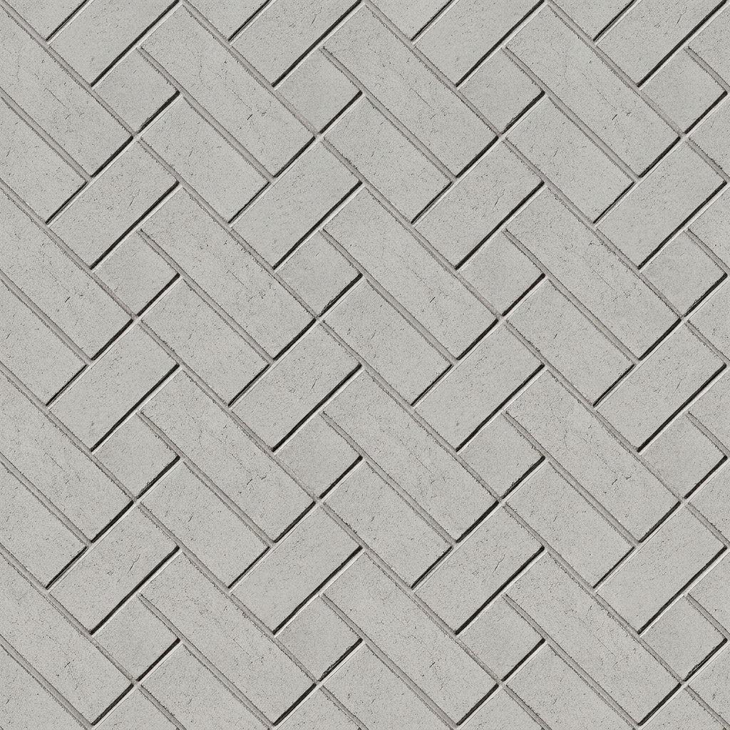 Herringbone Brick stamped concrete